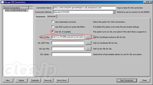 MySQL Workbench 接続設定 - Amazon RDS に SSL 接続する (CUI / MySQL Workbench 編)
