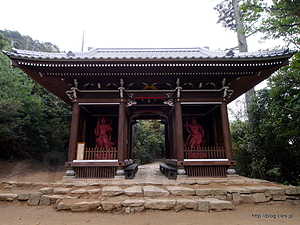 仁王門 - 弥山登山道（大聖院コース）