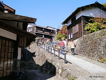 枡形へと続く道 - 馬籠宿散策