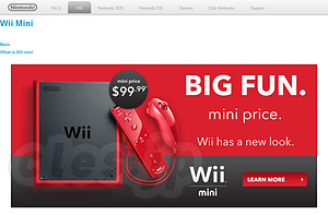  - Wii Mini がカナダで限定発売