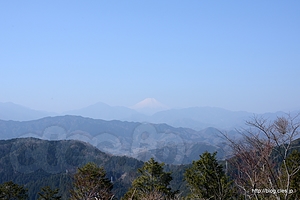 高尾山頂からの富士山 - 高尾山を散策（エコーリフト～高尾山頂～小仏峠～小仏口）