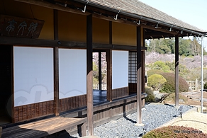 東塗縁広間 外側 - 偕楽園 好文亭