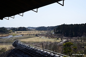 楽寿楼（3階）からの眺め - 偕楽園 好文亭