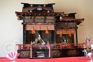 旧矢箆原家住宅（合掌造り） ひな人形 - 横浜 三溪園を散策
