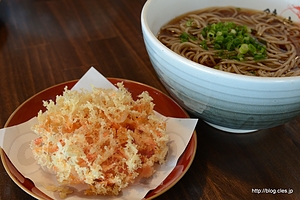 桜えびそば（大盛） - 鐘庵 御殿場店