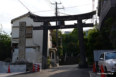 鳥居 - 白山神社