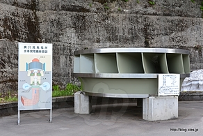 奥只見発電所 水車ランナ - 奥只見ダム