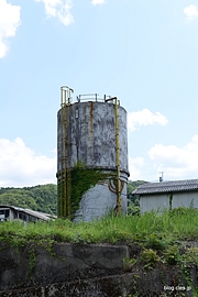 給水塔 - 和田山駅に残るレンガ車庫跡