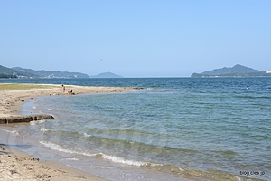 波打ち際 - 天橋立で日本三景制覇！