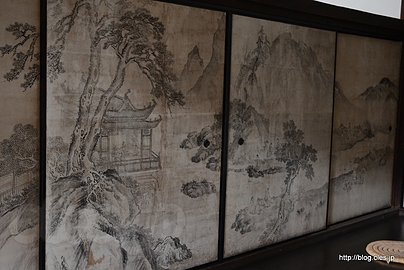 札の間 襖 - 龍源院と方丈建築