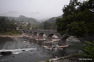 耶馬溪橋 側面 - 耶馬溪橋