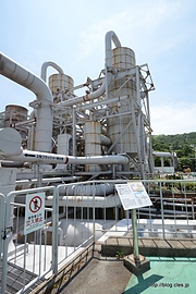 気水分離器 - 国内最大の地熱発電所 九電八丁原発電所