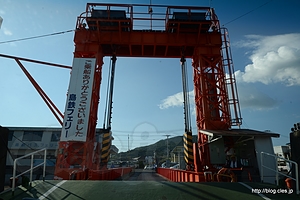 口之津で下船 - 島鉄フェリーで長崎へ