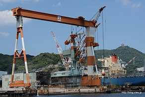 三菱重工業長崎造船所 BIRTH No.2 - 三菱重工長崎造船所と長崎湾
