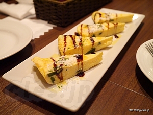 季節の無農薬野菜のフリッタータ - 三笠バルでトリッパ煮込みを食べまくってきた