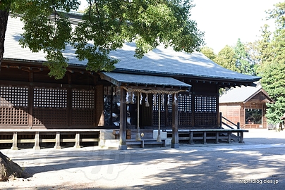 拝殿 - らき☆すたの鷲宮神社に行ってみた