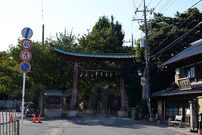 鳥居 - らき☆すたの鷲宮神社に行ってみた