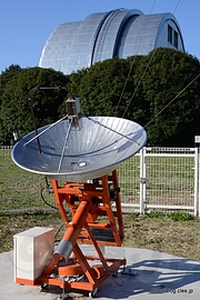 1.2ｍφパラボラアンテナ電波望遠鏡 - 国立天文台の常時公開コースを見学