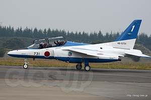 帰投するブルーインパルス １番機（46-5731） - 入間航空祭 2013 に行ってきた（F-15Jから帰投）