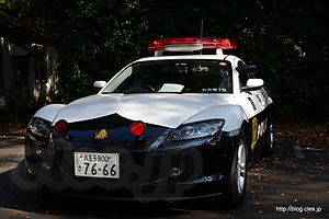 RX-8 パトカー - 日立中央研究所の秋の庭園開放 2013