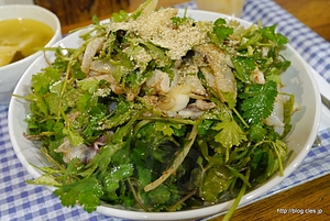 イカパクチー飯 - 中華 深圳 （2013年クリスマス特別メニュー編）