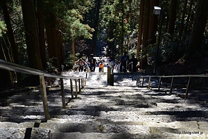 石段 - 身延山 久遠寺を歩く