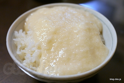三日とろろ - 三日なので、とろろご飯を