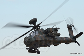 AH-64D アパッチロングボウ（74504） - 2014年 第1空挺団降下訓練始めで、望遠レンズ初め！
