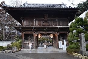仁王門 - お遍路さんの出発点、第1番札所 霊山寺