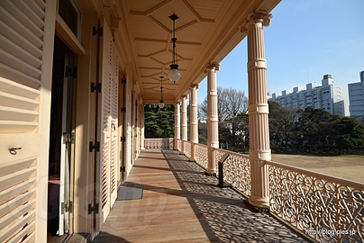 ２Ｆベランダ - 旧岩崎邸庭園洋館の特別撮影期間