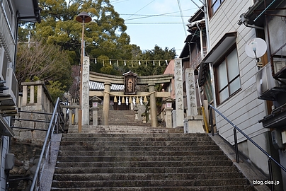 鳥居 - 御袖天満宮にお参り