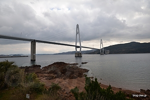 大島大橋 - 炭坑と造船の島に続く橋