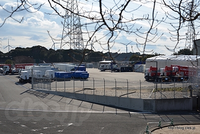 非常用のポンプ車 - 玄海エネルギーパークと地震対策