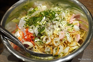海鮮もんじゃ - コレドに出来た大木屋でもんじゃを食べる
