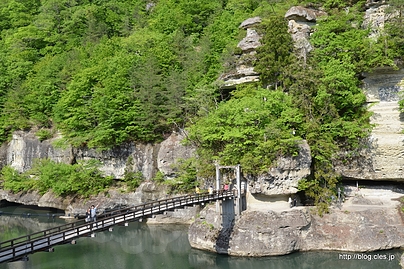 全景 - 塔の岪（へつり）は意外と入れるところが少ない・・・