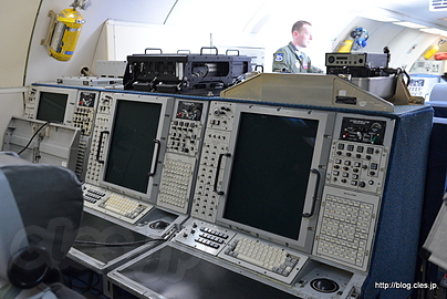 E-3C セントリー（80-0139） 操作卓 - さらに AWACS 機（E-3C セントリー）内部を見学 