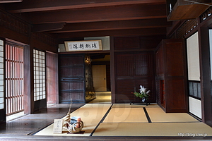 店の間 - 木蝋資料館（上芳我家住宅）