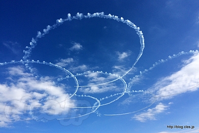 サクラ - 入間航空祭 2014 に出撃（ブルーインパルス編）