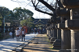 参道 - ピカピカの上野東照宮