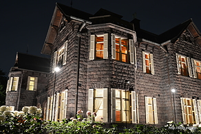 バラと洋館ライトアップ - 旧古河庭園の春バラと洋館のライトアップ 2015