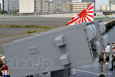 シースパロー RIM-7M ランチャー - 晴海客船ターミナルで護衛艦ゆうぎりを見学