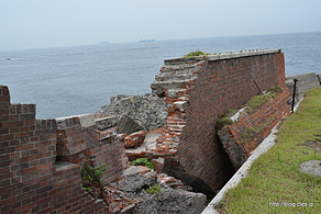 第２砲台は風化が進んでいる - 友ヶ島を散策（第２砲台編）