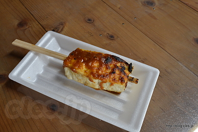 豆腐田楽 - うだつが上がりまくる脇町うだつの町並み