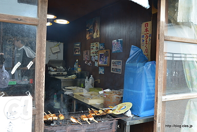 香ばしい田楽と団子 - うだつが上がりまくる脇町うだつの町並み
