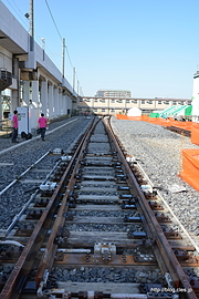 新幹線分岐器（ポイント） - 鷲宮保守基地 工事用車両特別公開 2015