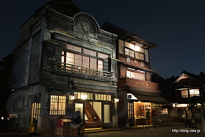 E9 植村邸、E13 大和屋本店 - 江戸東京たてもの園「紅葉とたてもののライトアップ」2015