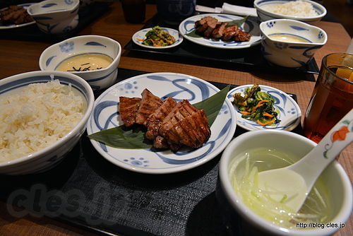しろたんセット - ねぎしで牛タン