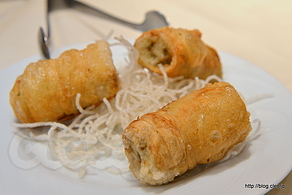 白身魚の湯葉包み揚げ - 咸亨酒店で寧波料理