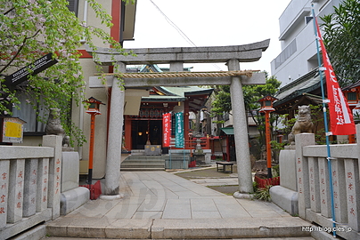 鳥居 - 吉原遊郭ゆかりの吉原神社