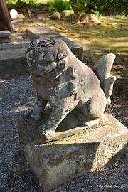 カッパ狛犬 - 常堅寺のカッパ狛犬